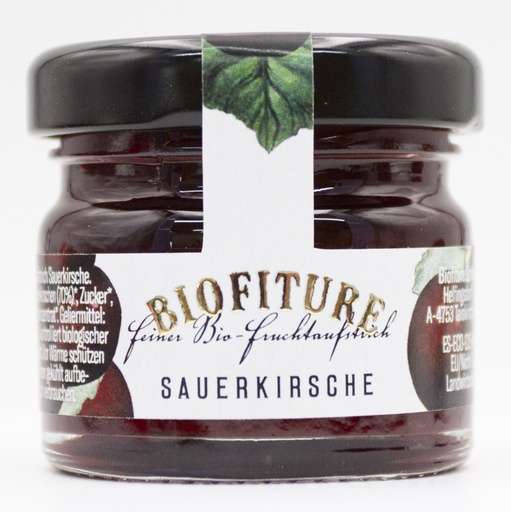 [0402-48] ORGANIC Sour Cherry Fruit Spread 24x28g